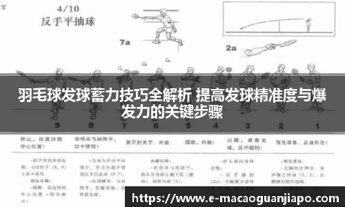 羽毛球发球蓄力技巧全解析 提高发球精准度与爆发力的关键步骤